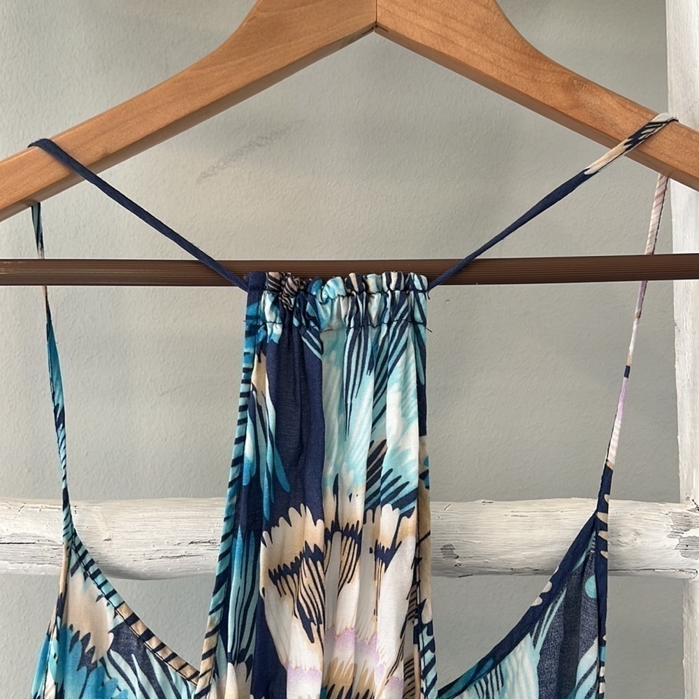 Free People Boho Midi Spring Patterned Racerback … - image 5